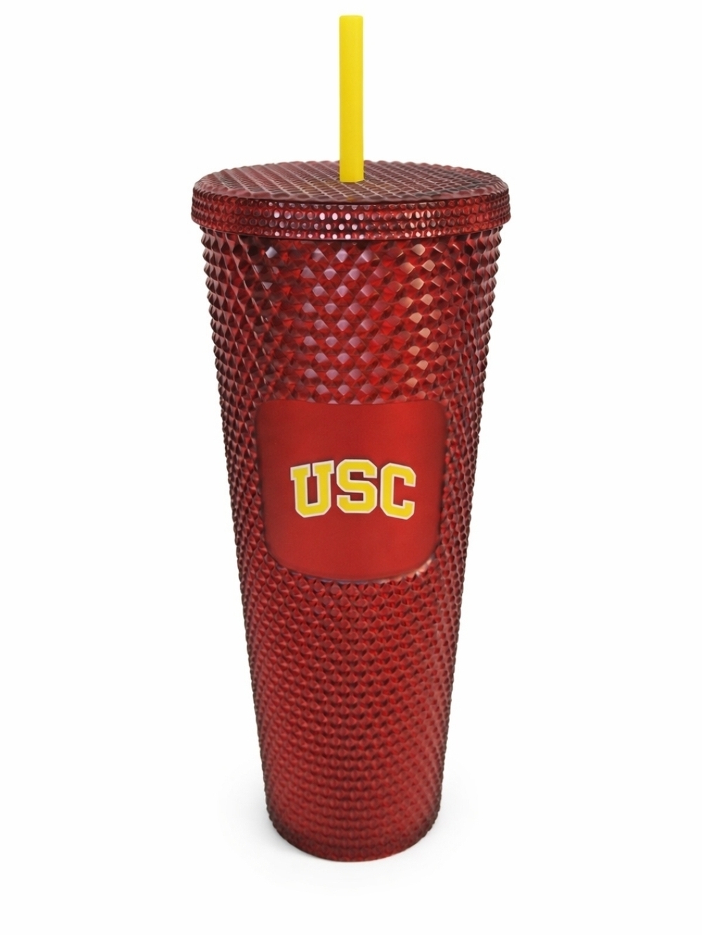 Starbucks USC Studded Tumbler 24oz Red 2024 Limited Edition NEW w/ Straw